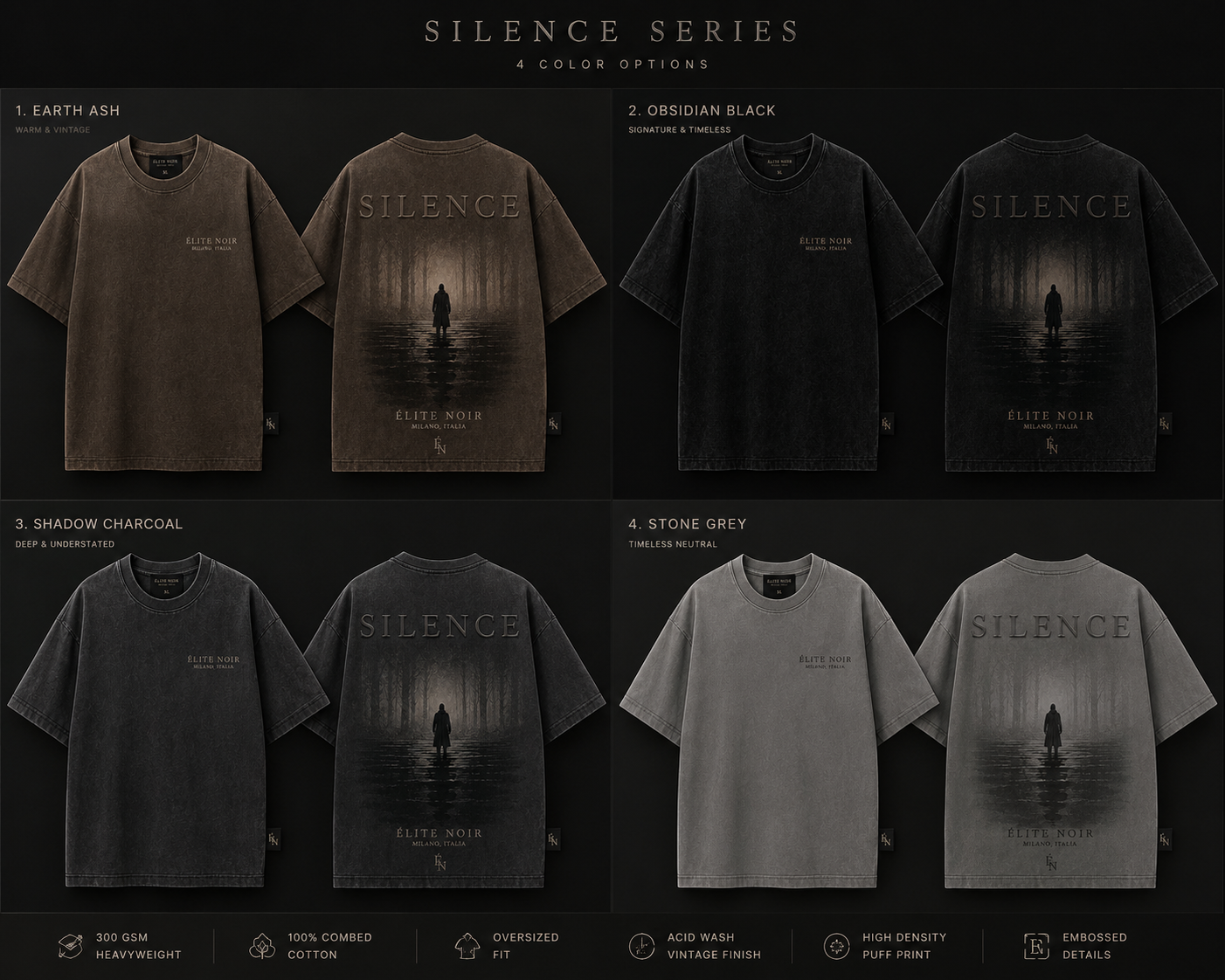 SILENCE product mockup